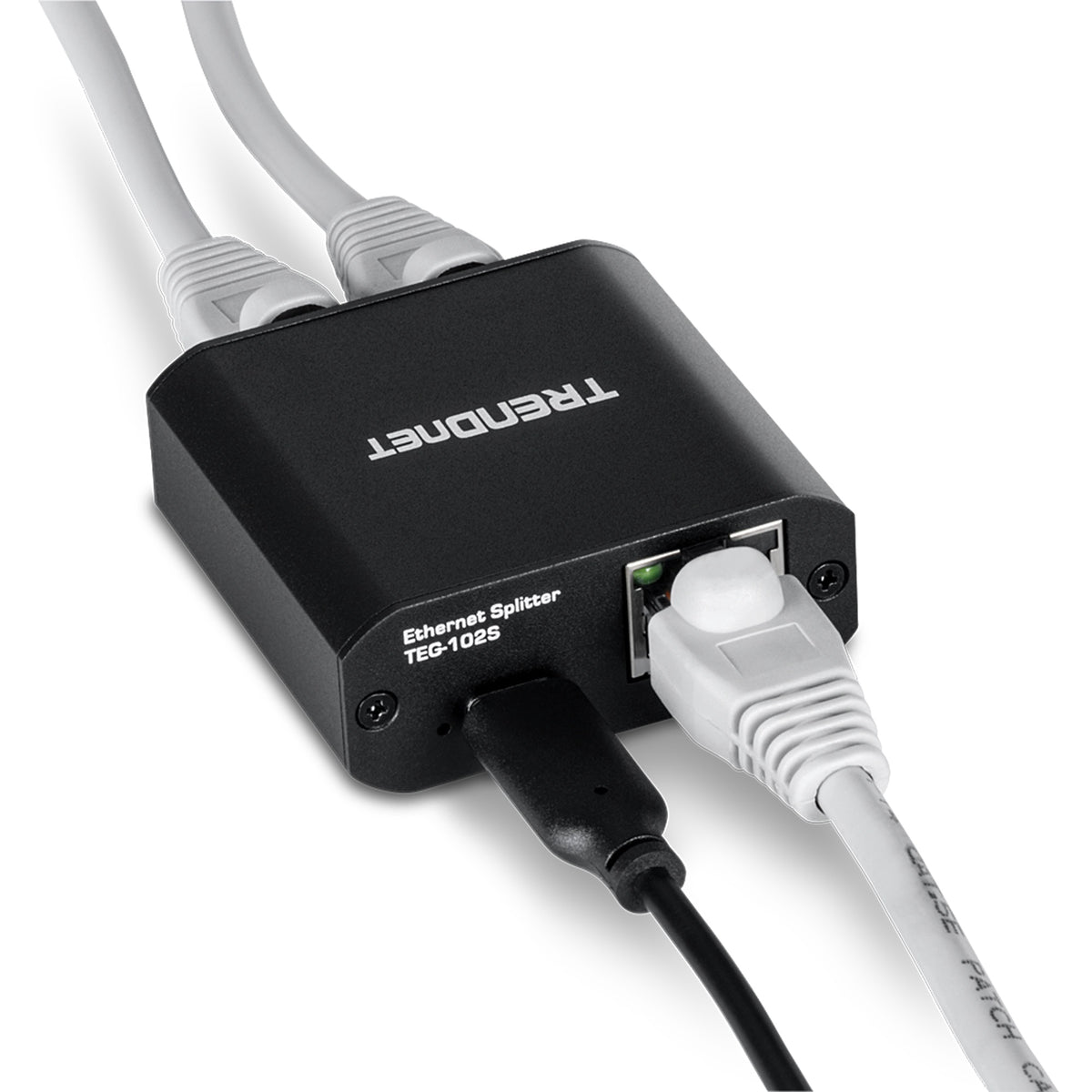 TRENDNET - TEG-102S - 2-Port Gigabit Splitter with USB Type C Power