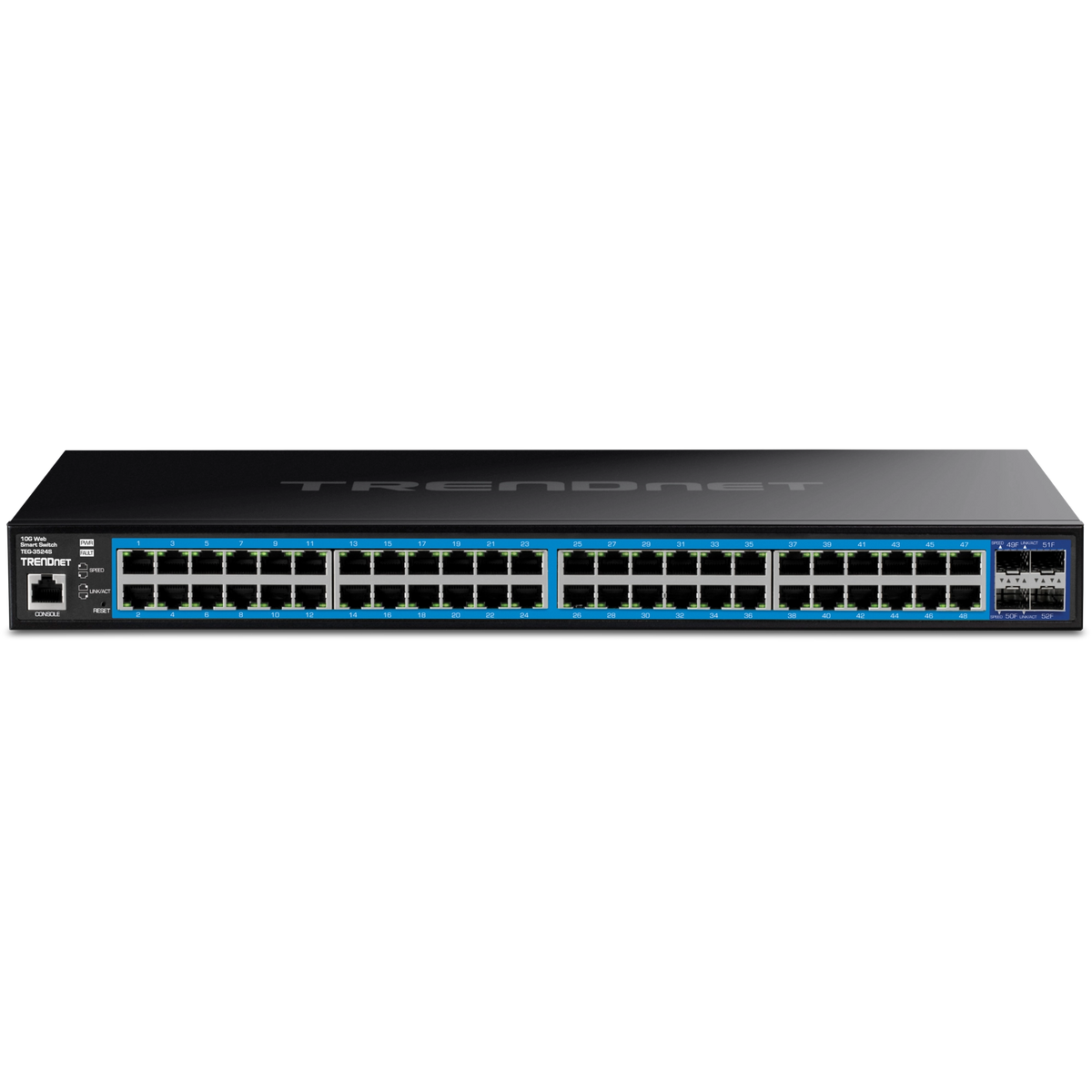 TRENDNET - TEG-3524S - 52-port Gigabit Web Smart Switch with 10G SFP+ Slots