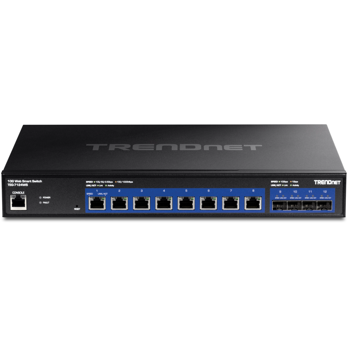 TRENDNET - TEG-7124WS - 12-Port 10G Web Smart Switch