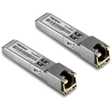 Trendnet - TEG-MGBRJ/2 - Two-Pack 1000BASE-T RJ45 Copper SFP Module