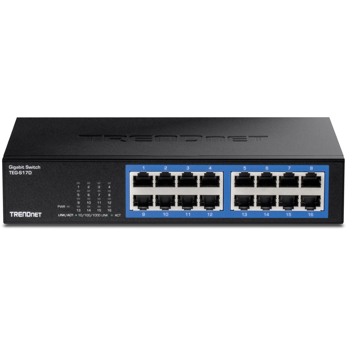 TRENDNET - TEG-S17D - 16-Port Gigabit Desktop Switch /w metal case