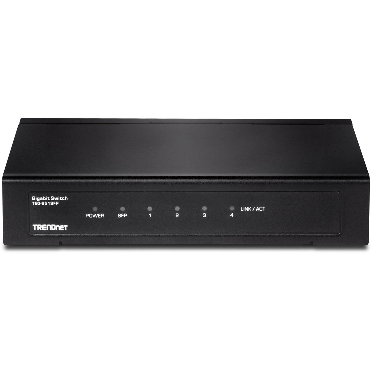 TRENDNET - TEG-S51SFP - Rear port 4-Port Gigabit Switch with SFP Slot (Metal)