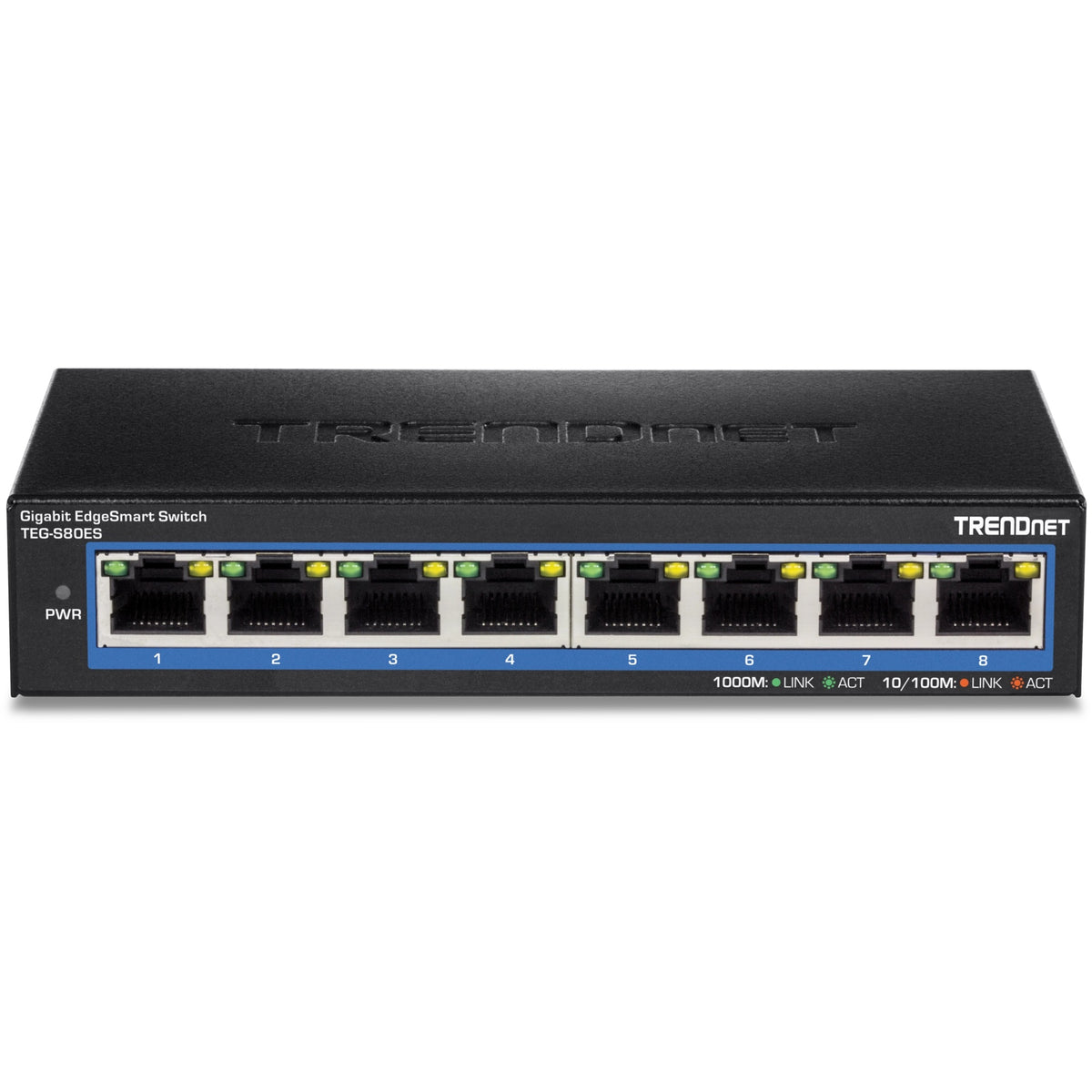 TRENDNET - TEG-S80ES - 8-Port Gigabit EdgeSmart Switch