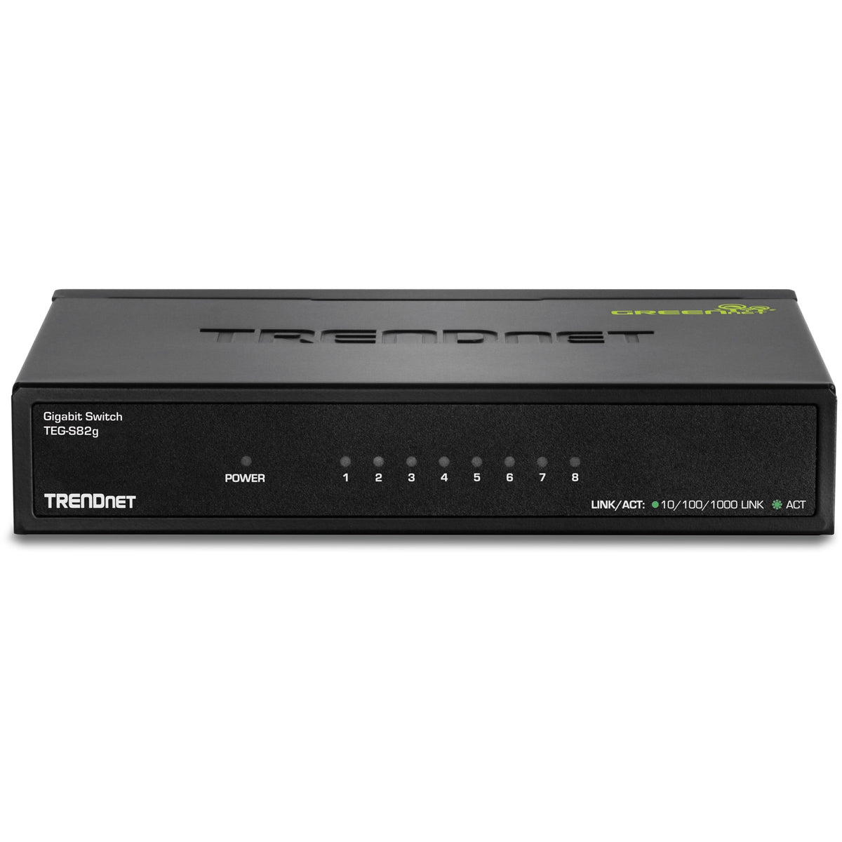 TRENDNET - TEG-S82g - 8-port Gigabit GREENnet Switch /w metal case