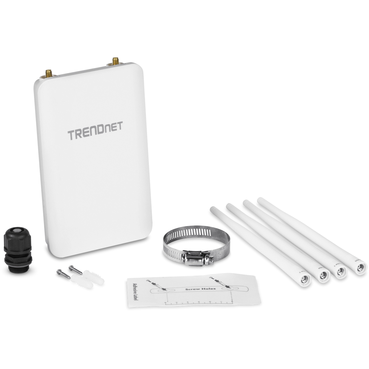 Trendnet - TEW-841APBO(CA) - 5dBi Wireless AC1200 Outdoor PoE+ Omni Directional Access Point