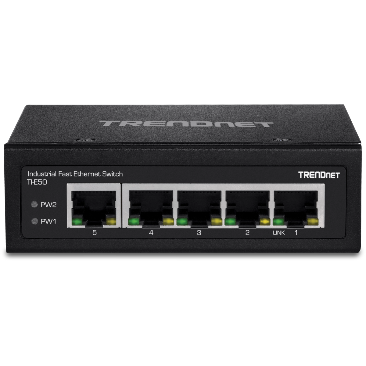 TRENDNET - TI-E50 - 5-Port Industrial Fast Ethernet DIN-Rail Switch