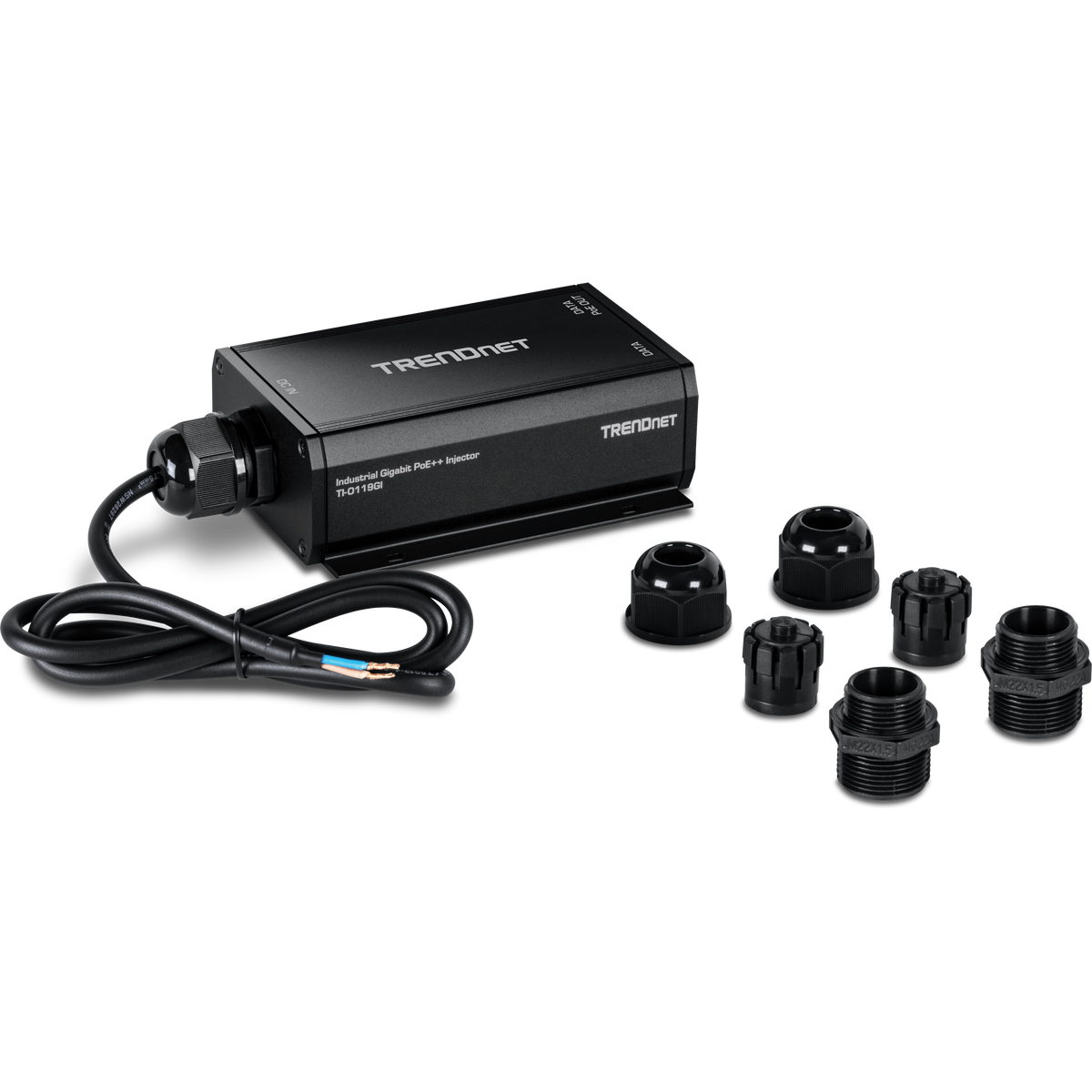 Trendnet - TI-O119GI - IP67 Outdoor Gigabit PoE++ Injector (24 - 60V)