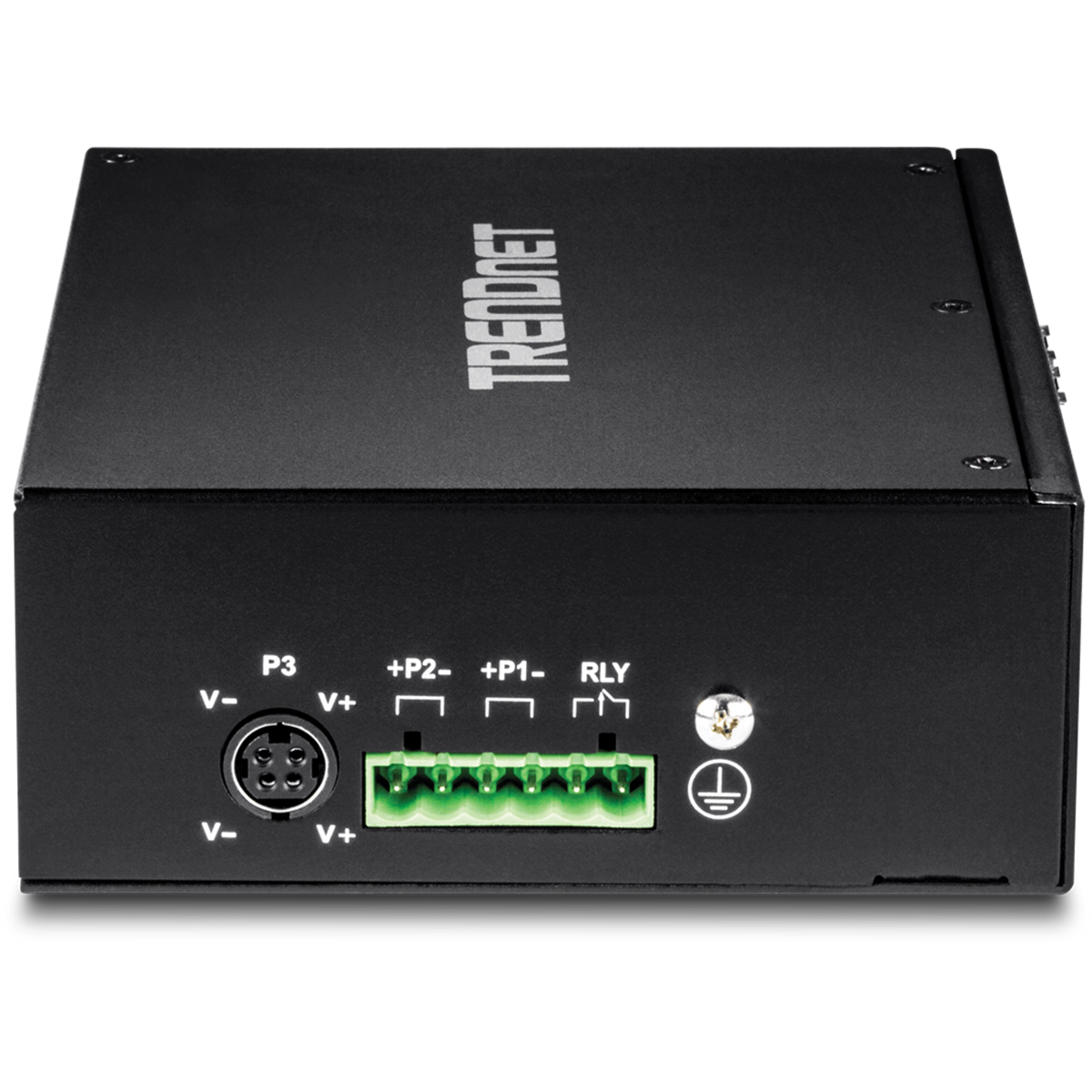 TRENDNET - TI-PG102 - 10-Port Hardened Industrial Gigabit PoE+ DIN-Rail Switch