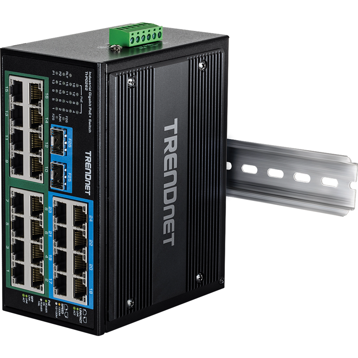 TRENDNET - TI-PG262 - 26-Port Hardened Industrial