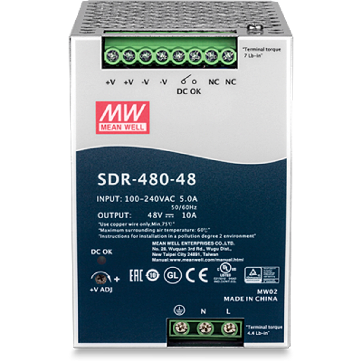 TRENDNET - TI-S48048 - 48V 480W Output Industrial