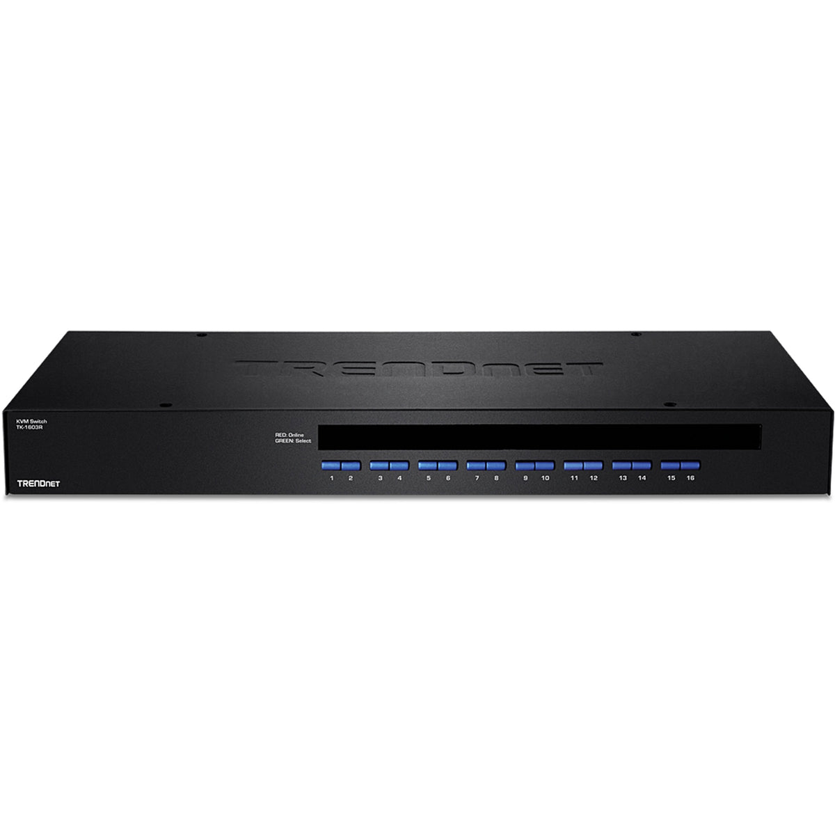 TRENDNET - TK-1603R - 16-port KVM USB/PS2 Rack Mount Switch