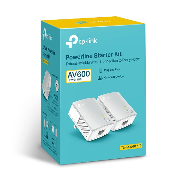 TP-Link - TL-PA4010 KIT - AV600 Powerline Starter Kit