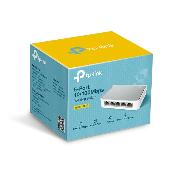 TP-Link - TL-SF1005D - 5-Port 10/100Mbps Desktop Switch