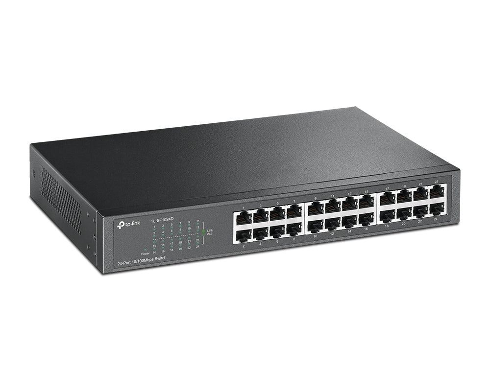 TP-Link - TL-SF1024D - 24-port 10/100Mbps Desktop/Rackmount Switch