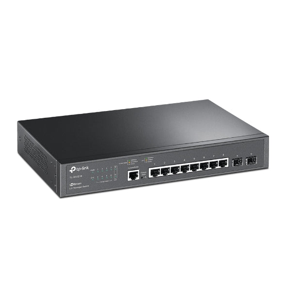 TP-Link - TL-SG3210_V3 - JETSTREAM 8PORT GIGABIT L2+ PERP MANAGED SWITCH WITH 2 SFP SLOTS