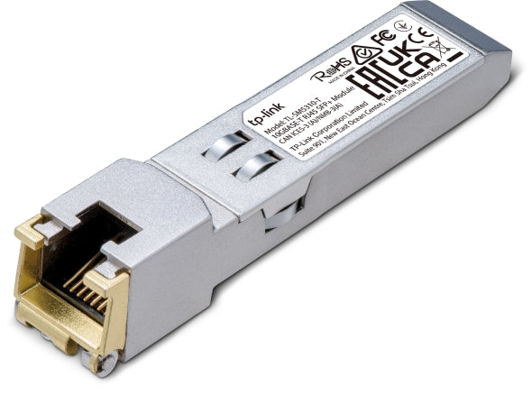 TP-Link - TL-SM5310-T - 10GBASE-T RJ45 SFP+ MODULE PERP 10GBPS RJ45 COPPER TRANSCEIVER PLUG