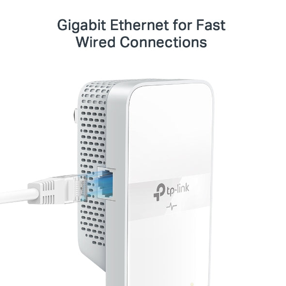 TP-Link - TL-WPA7617 - AV1000 GIGABIT POWERLINE AC PERP WI-FI EXTENDER