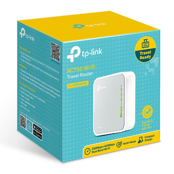 TP-Link - TL-WR902AC - 11AC/N/A 11B/G/N WRLS 2.4/5G SPI FW DOS WEP WPA2-PSK