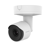 Hanwha - TNO-C3040T - Wisenet T network thermal compact bullet camera, 384 x 288 (uncooled); ＜20mK (NETD), Max 768 x 576 @ 30fps resolution support, 13mm fixed focal lens (HFoV: 28.5o), Triple codec H.265/H.264/MJPEG with WiseStream III (based on AI 