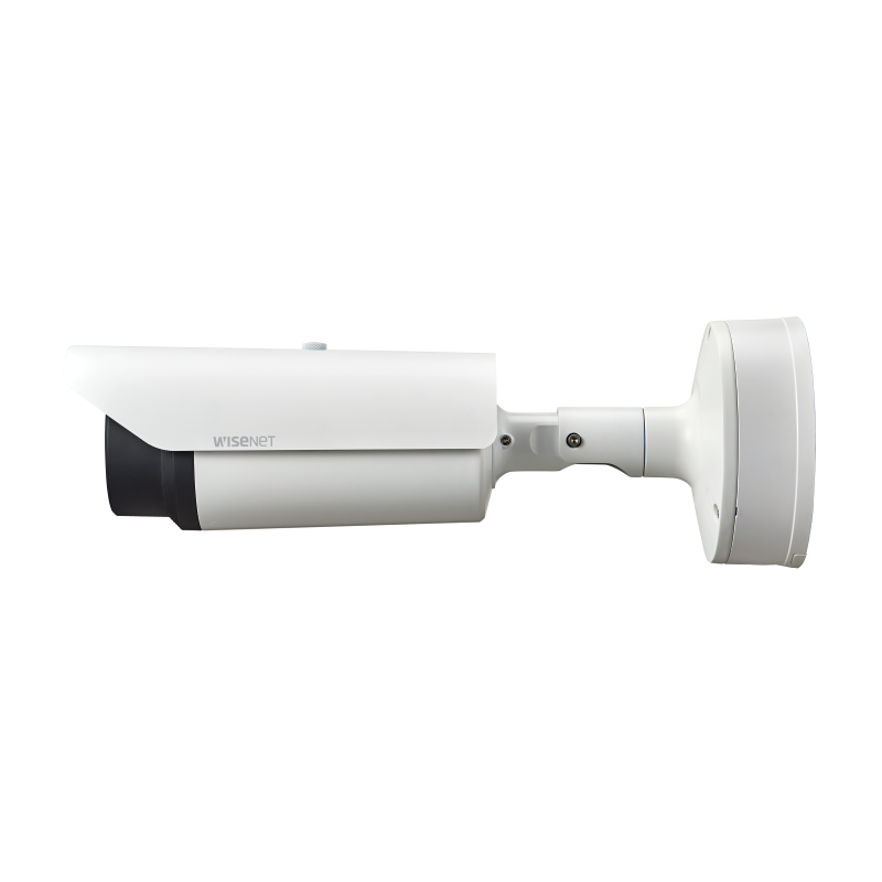 Hanwha - TNO-L4050T - Wisenet T network outdoor vandal thermal bullet camera (uncooled), 640x480 @ 8fps, 35mm fixed focal lens (17.2°), triple codec H.265/H.264/MJPEG with Wisestream II, built-in SD card slot (1x256GB), advanced video analytics and s