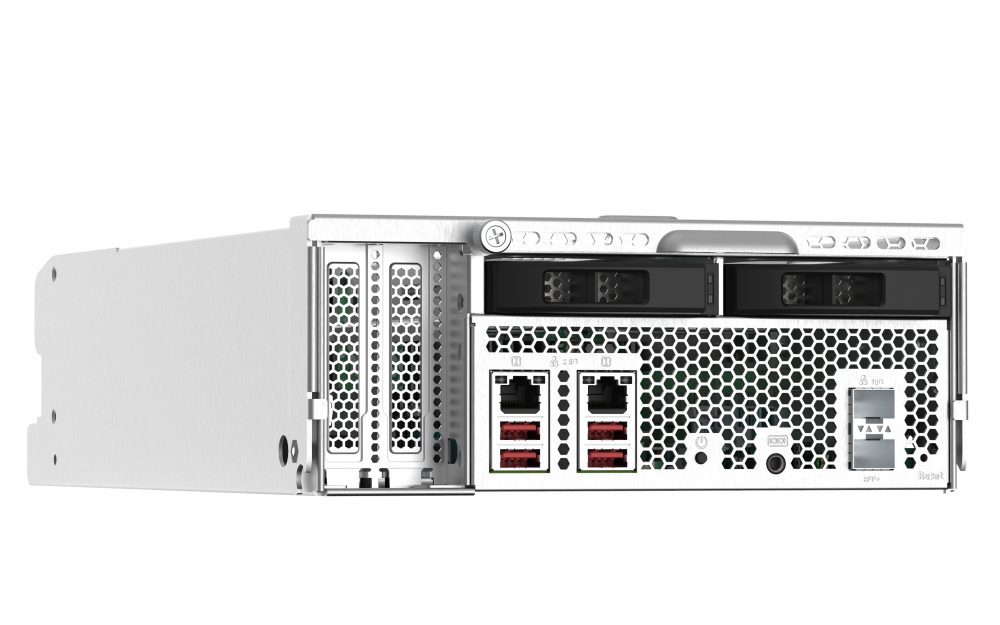 QNAP - TNS-h1083X-E2234-8G - Intel Xeon E-2234 4 cores/8 threads 3.6 GHz processor (Bursts up to 4.8 GHz), 8 GB DDR4