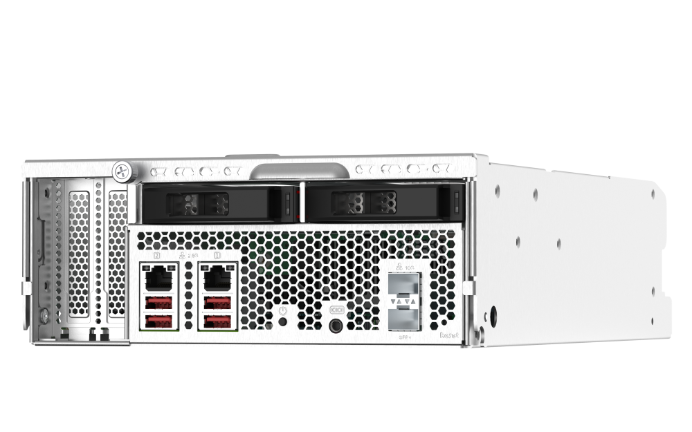 QNAP - TNS-h1083X-E2234-8G - Intel Xeon E-2234 4 cores/8 threads 3.6 GHz processor (Bursts up to 4.8 GHz), 8 GB DDR4