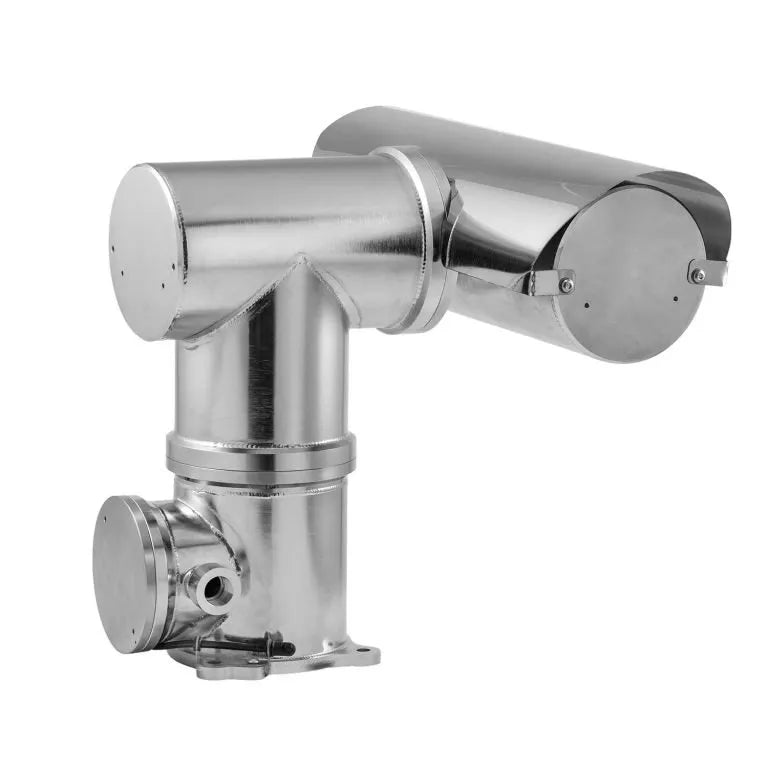Hanwha - TNU-X6320A1F2WT1-M - Explosion proof positioning camera XP40B using the XNZ-6320A, 24VAC Only, Single Mode Fiber with Wiper, cLCus C1/D1 certification, -40°C ~ +60°C (-40°F ~ +140°F), IP66/IP67, 