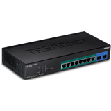 TRENDNET - TPE-082WS - 10-Port Gigabit Web Smart  PoE+ Switch