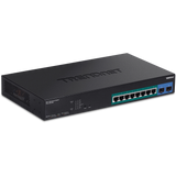 TRENDNET - TPE-1021WS - 10-Port Gigabit Web Smart PoE+ Switch