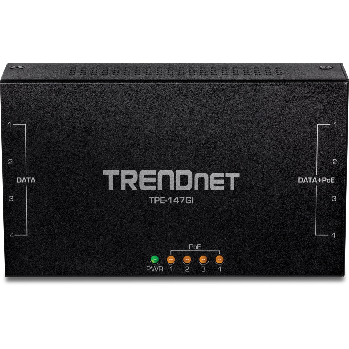 TRENDNET - TPE-147GI - 65W 4-Port Gigabit PoE+ Injector