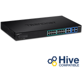 TRENDNET - TPE-1620WS - 20-Port Gigabit Web Web Smart PoE+ Switch