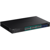 TRENDNET - TPE-30284 - 28-Port Gigabit Web Smart PoE+ Switch with 10G SFP+ slots