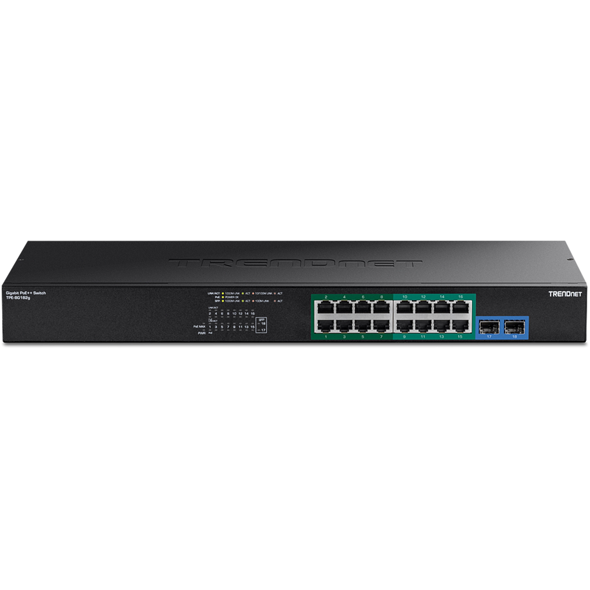 TRENDNET - TPE-BG182G - 18-Port Gigabit 4PPoE Switch