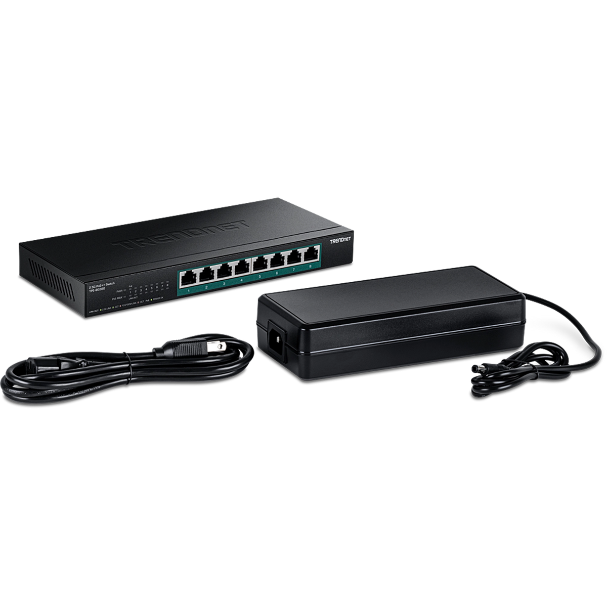 TRENDNET - TPE-BG380 - 8-Port 2.5G PoE++ Switch
