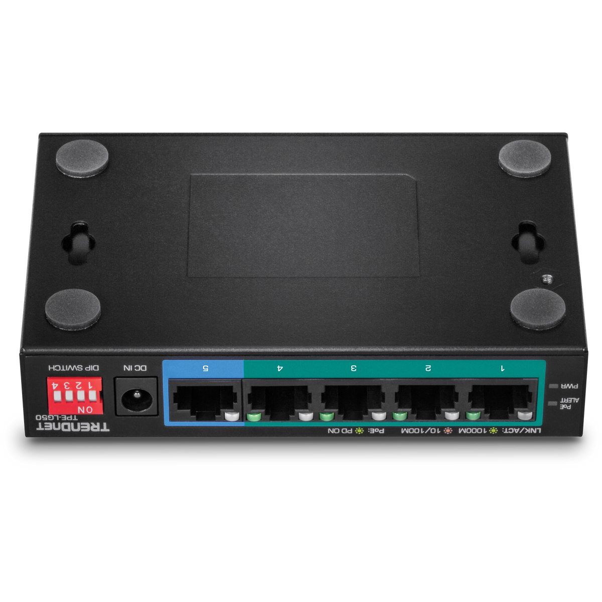 TRENDNET - TPE-LG50 - 5-Port Gigabit Long Range PoE+ Switch