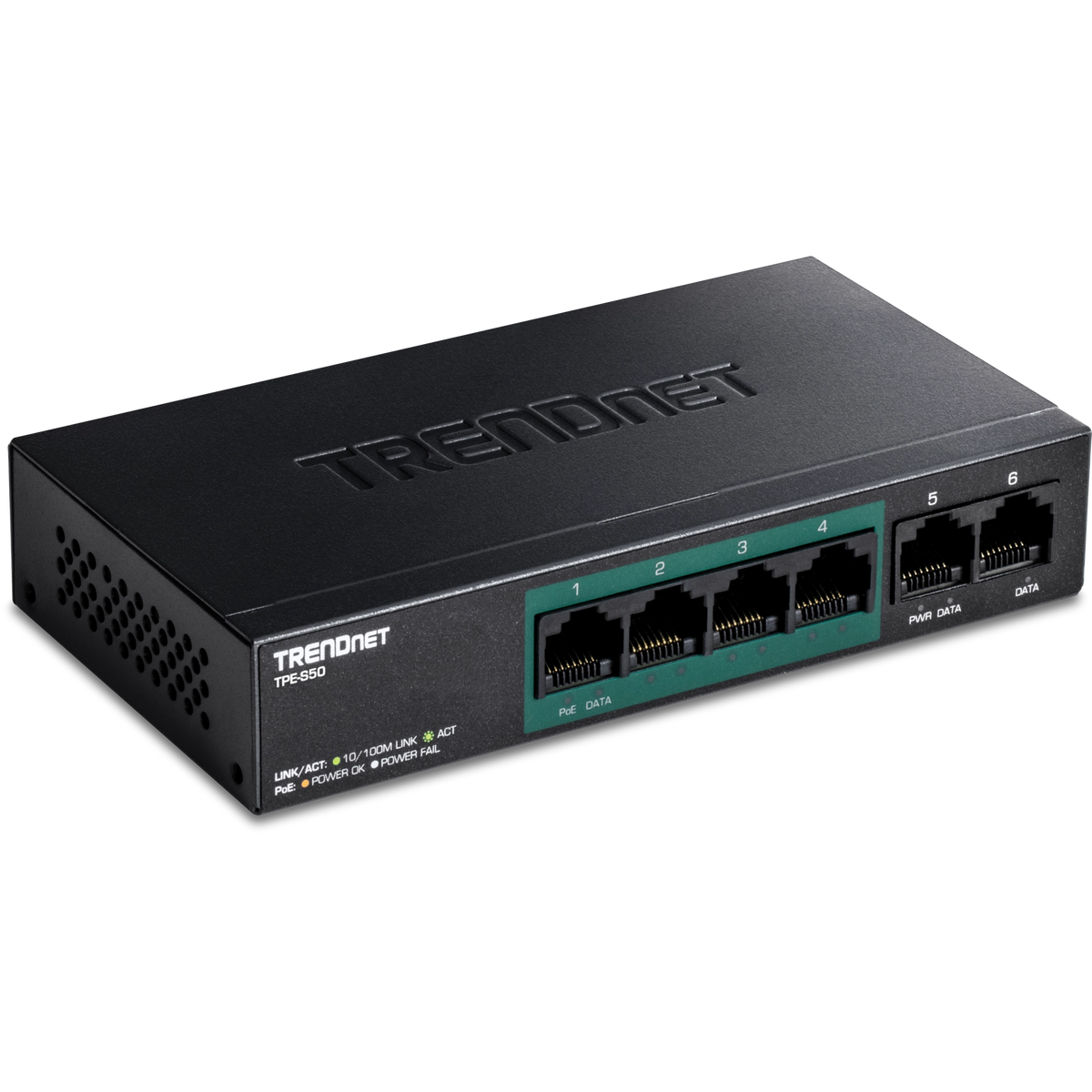 TRENDNET - TPE-S50 - 5-port 10/100Mbps PoE Switch (31W)