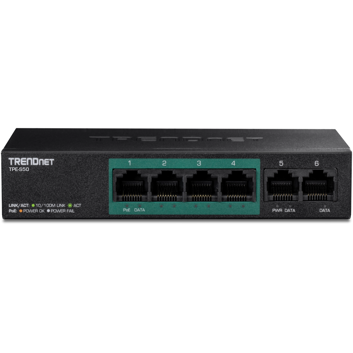 TRENDNET - TPE-S50 - 5-port 10/100Mbps PoE Switch (31W)