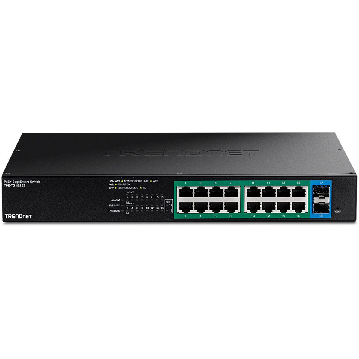 TRENDNET - TPE-TG182ES - 18-Port Gigabit EdgeSmart PoE+ Switch