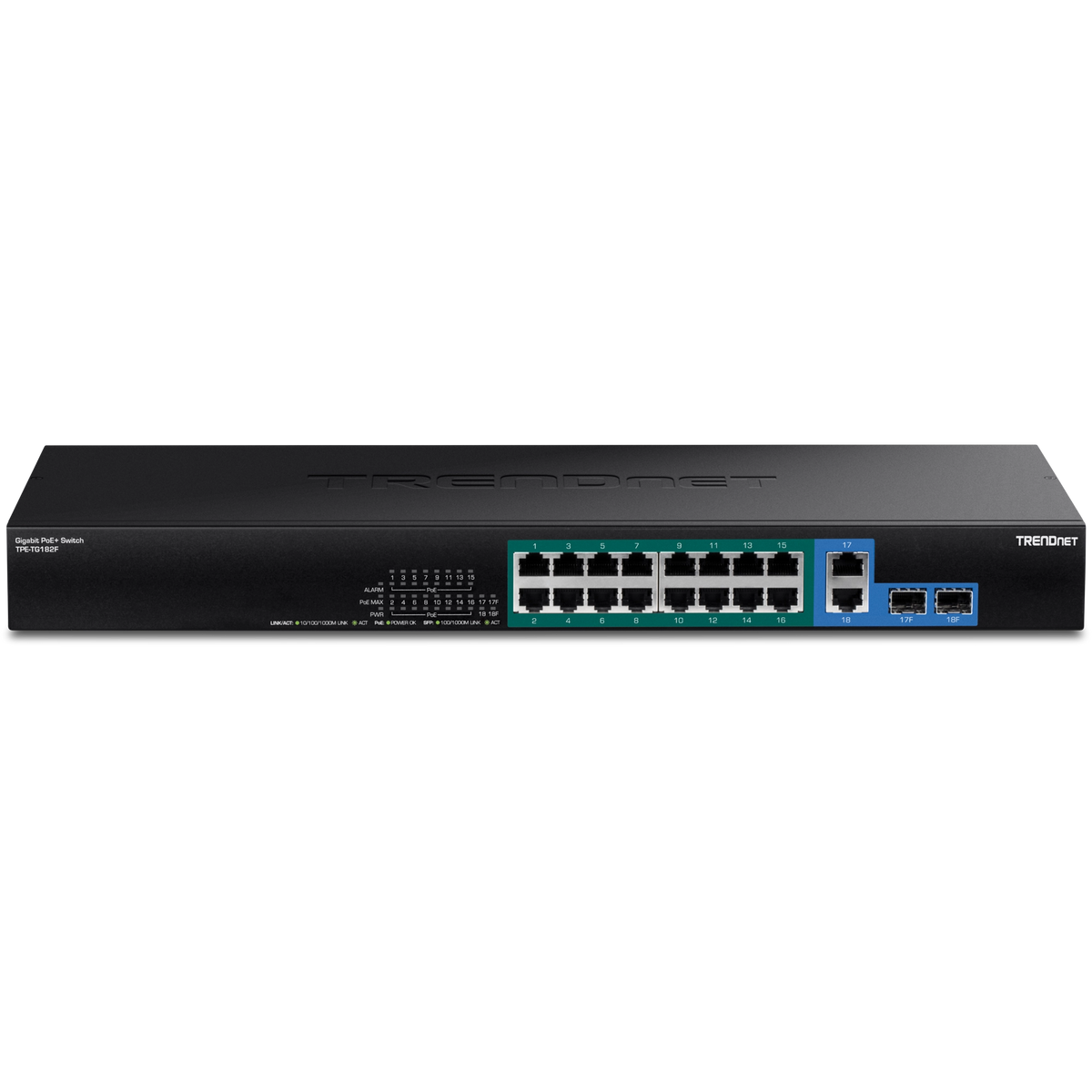 TRENDNET - TPE-TG182F - 18-port Gigabit High Power PoE+ Switch