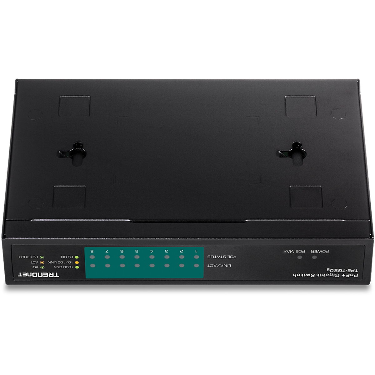 TRENDNET - TPE-TG80g - 8-port Gigabit GREENnet PoE+ Switch