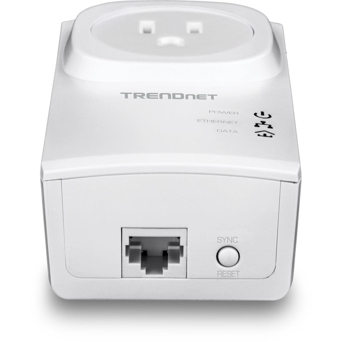 TRENDNET - TPL-407E2K - 500 AV Compact Powerline Adapter Kit /w Pass Through