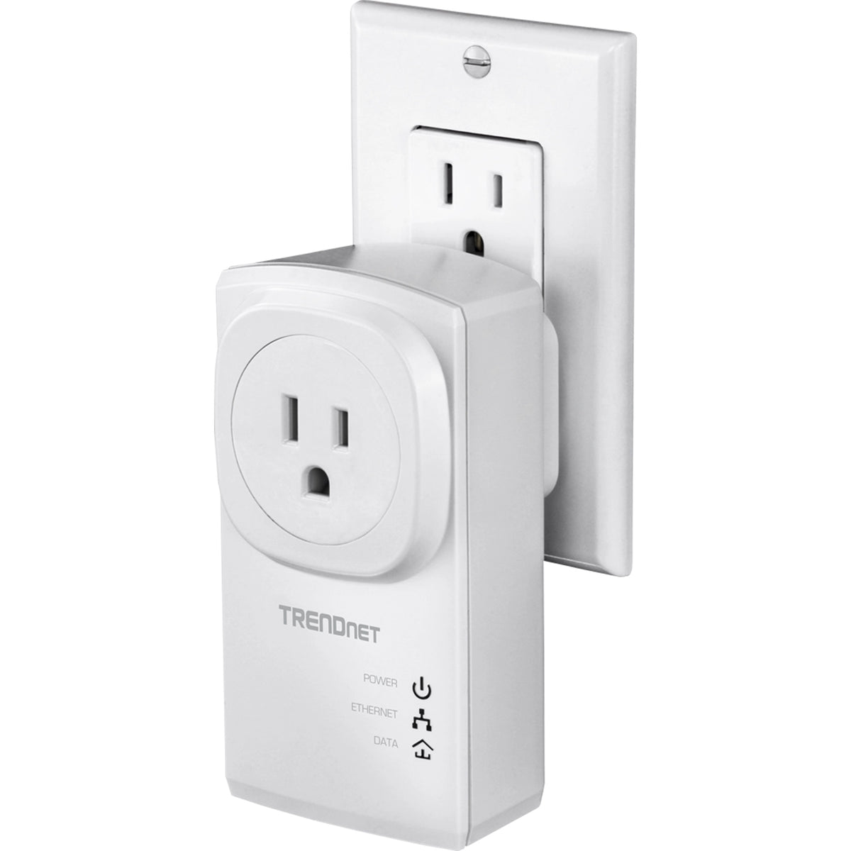 TRENDNET - TPL-407E2K - 500 AV Compact Powerline Adapter Kit /w Pass Through