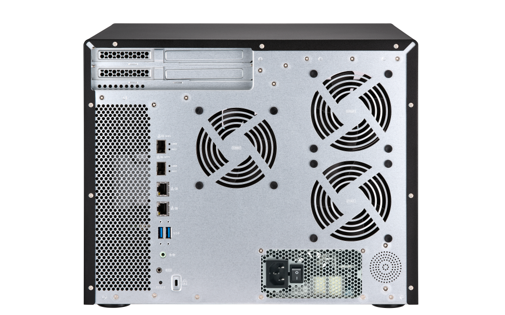 QNAP - TS-1635AX-8G-US - QNAP TS-1635AX (8GB RAM version) 12+4 bay high-capacity 10G NAS with auto data tiering. Marvell ARMADA 8040 quad-core 1.6GHz, 8GB DDR4 RAM (max 16GB)