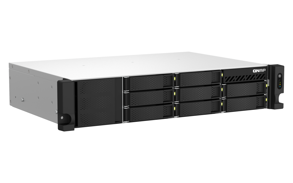 QNAP - TS-864eU-4G-US - QNAP 2U 8-bay short depth 12