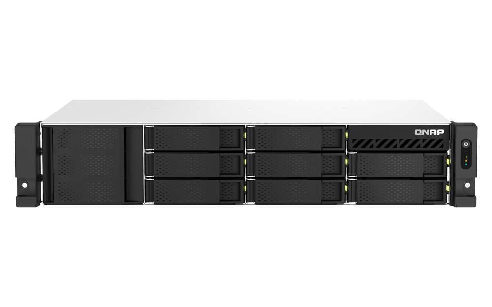 QNAP - TS-864eU-RP-8G-US - QNAP 2U 8-bay short depth 12