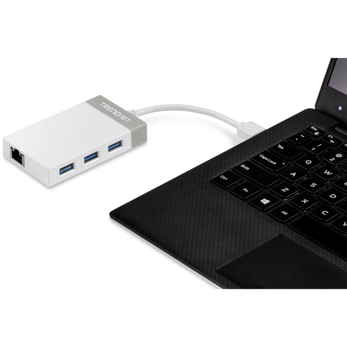TRENDNET - TU3-ETGH3 - USB 3.0 to Gigabit Ethernet Adapter + USB Hub