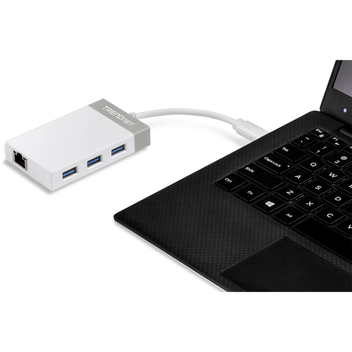 TRENDNET - TUC-ETGH3 - USB-C to Gigabit Ethernet Adapter + USB Hub
