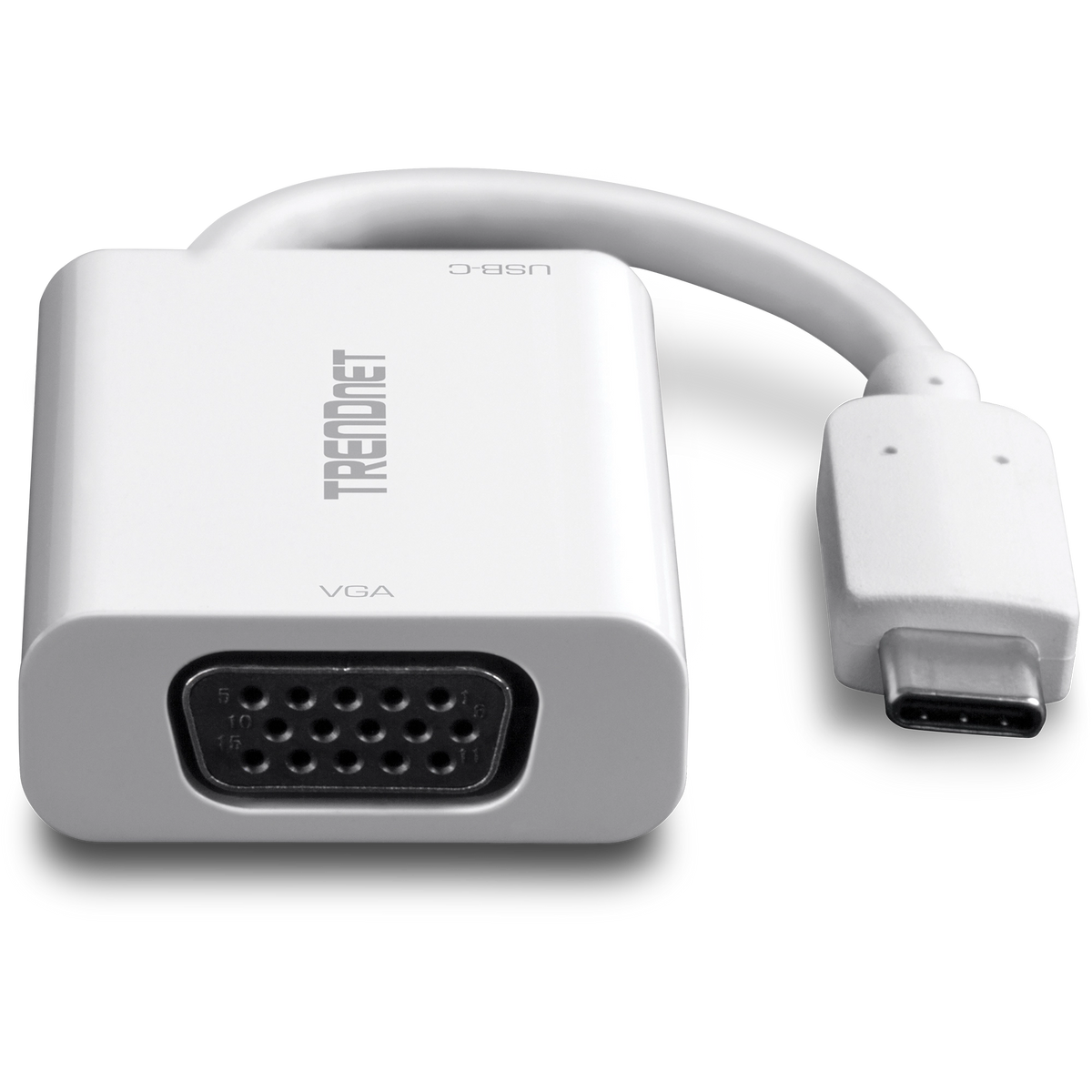 TRENDNET - TUC-VGA2 - USB-C to VGA HDTV Adapter with PD support