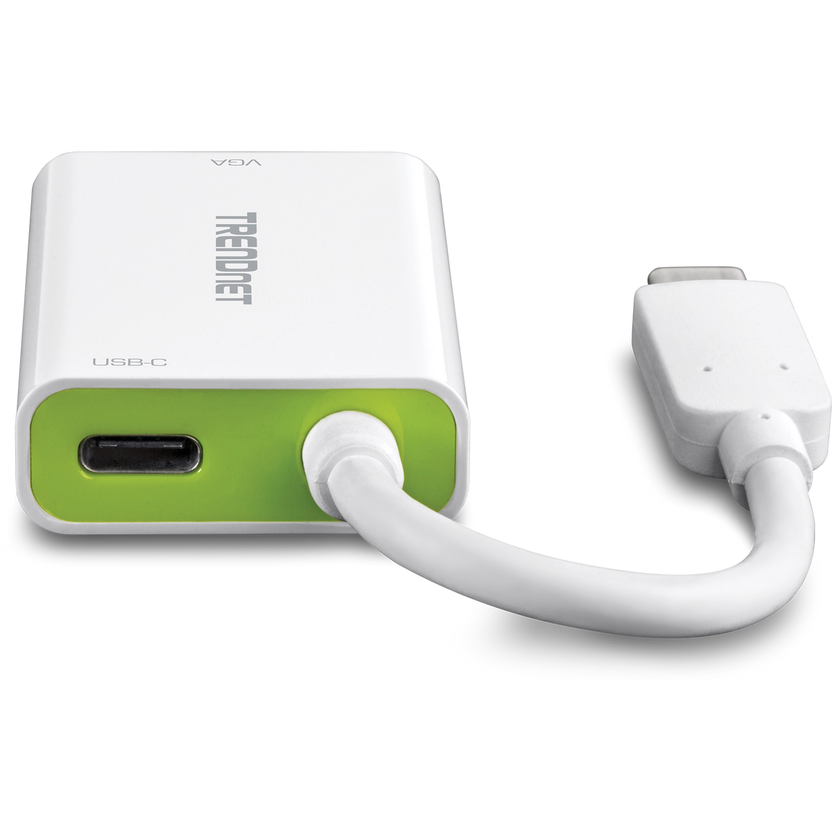 TRENDNET - TUC-VGA2 - USB-C to VGA HDTV Adapter with PD support