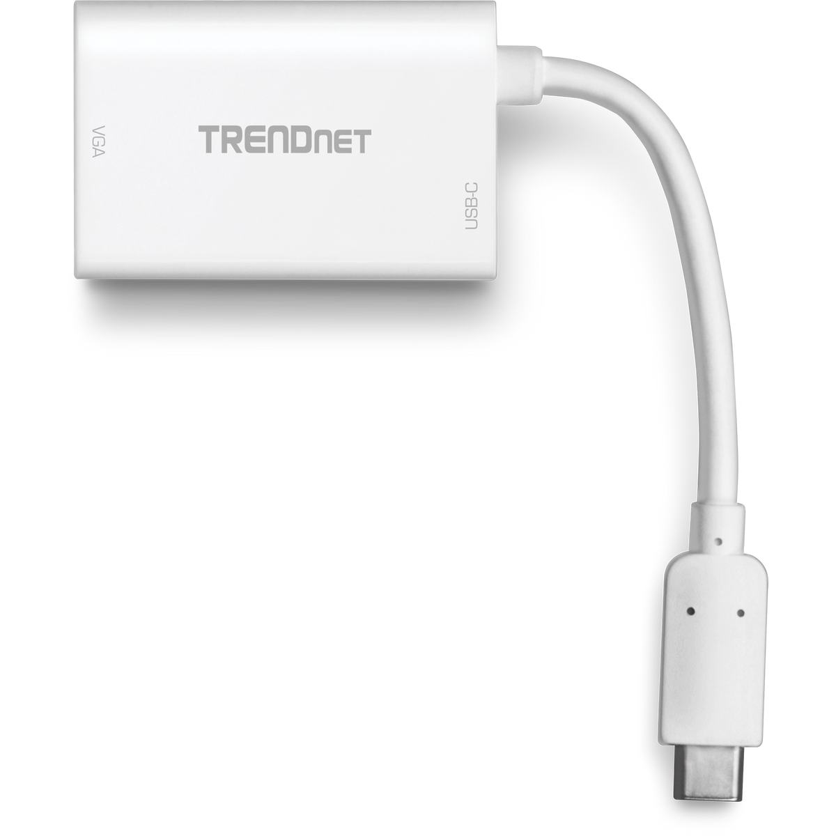 TRENDNET - TUC-VGA2 - USB-C to VGA HDTV Adapter with PD support